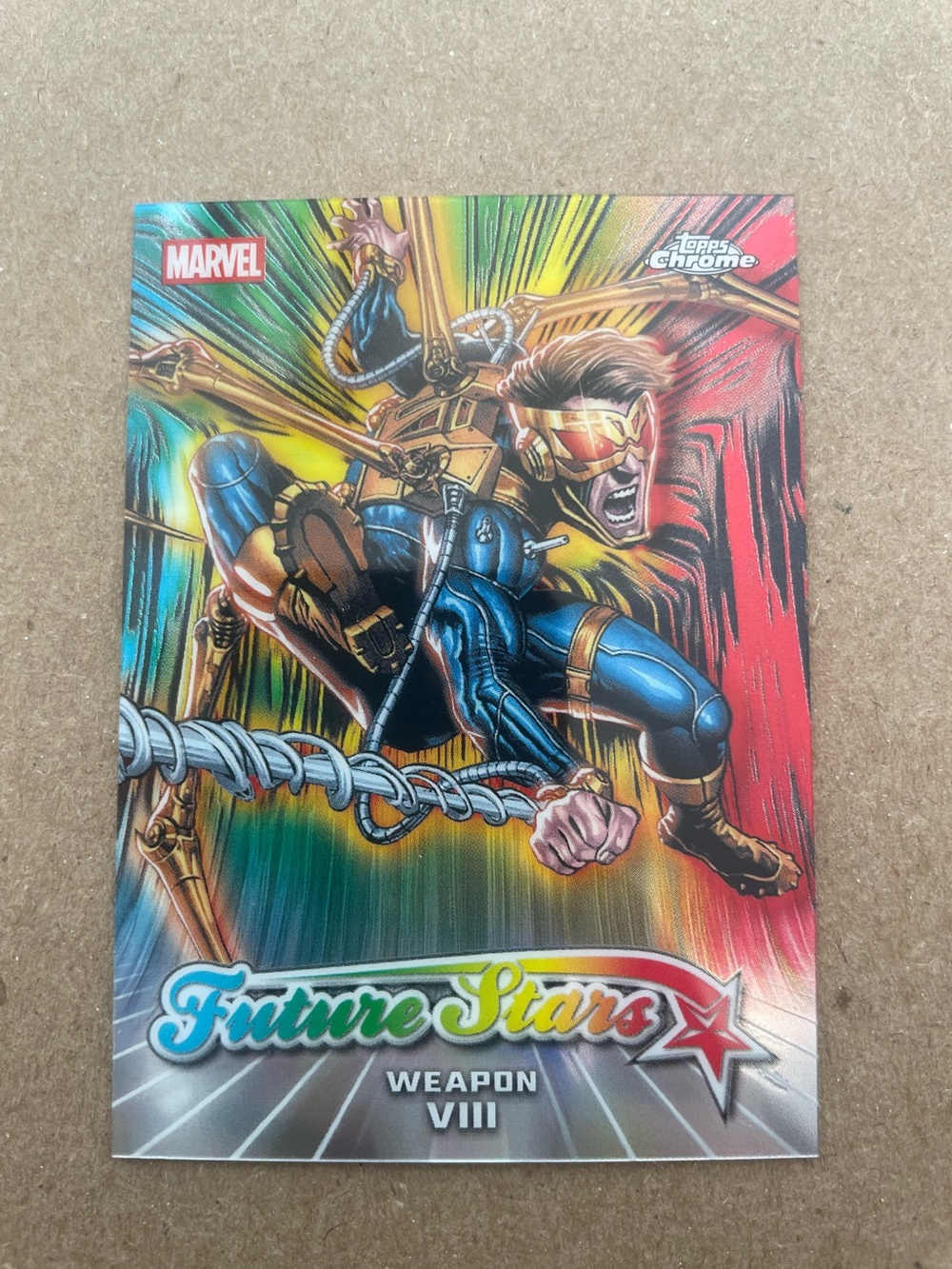 2026 Topps Chrome Marvel Comics Weapon VIII Future Stars Insert #FS-16